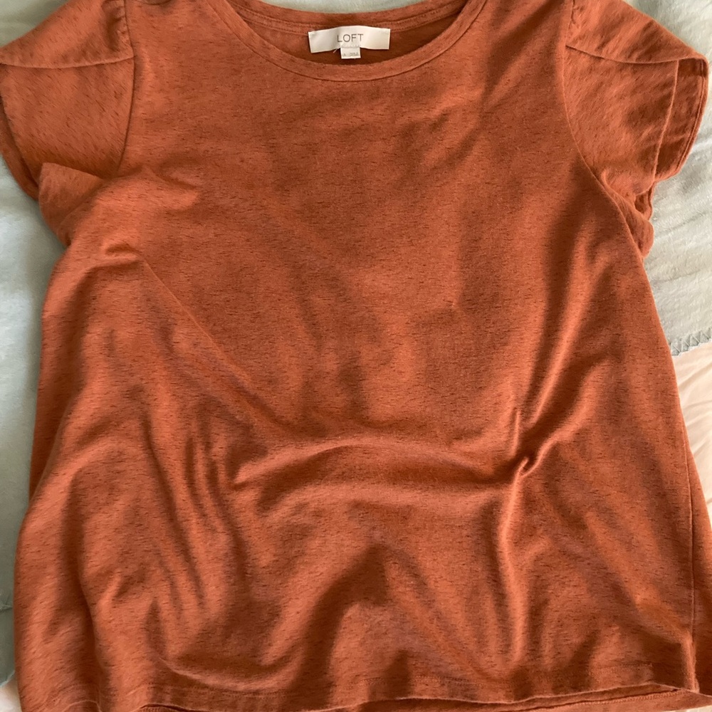 LOFT Terracotta Short Sleeve Tee